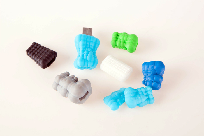 ZORTRAX 3D-printed colorful models