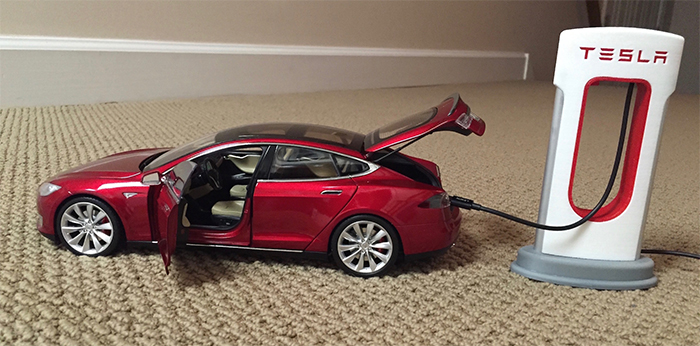 ZORTRAX 3D Printed Smartphone Supercharger Tesla