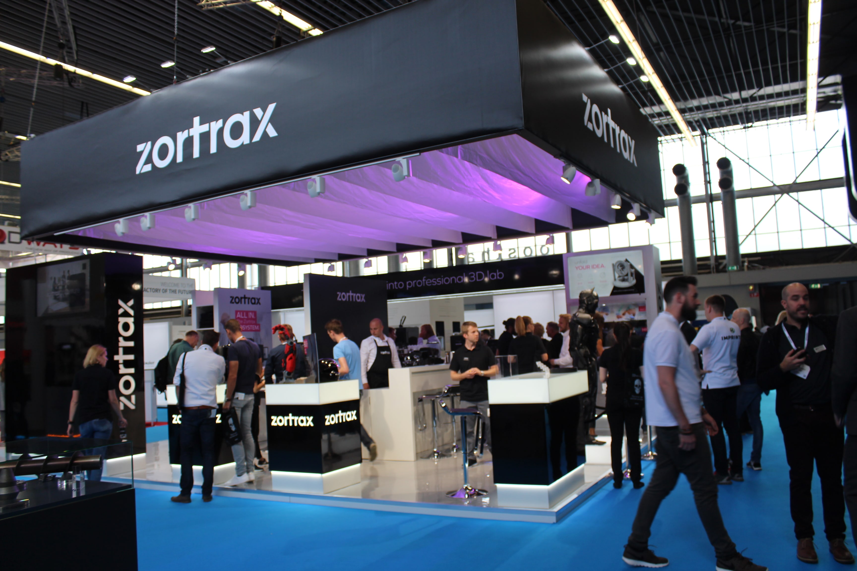 Zortrax's booth at an event