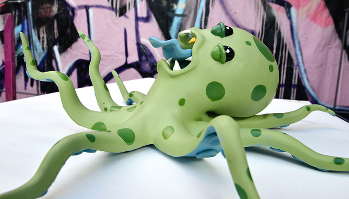 ZORTRAX 3D printed octopus toy