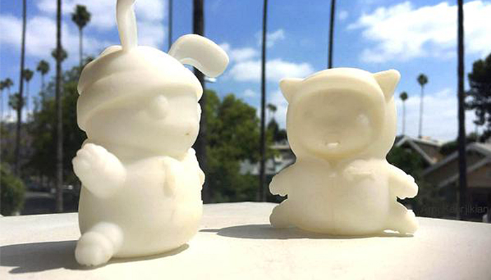 ZORTRAX Unpainted 3D printed toys