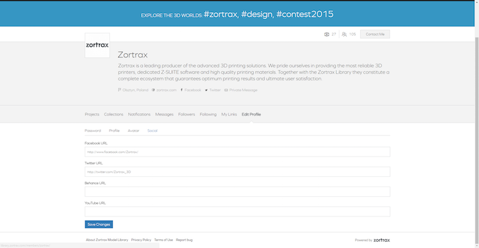 ZORTRAX Library New Features