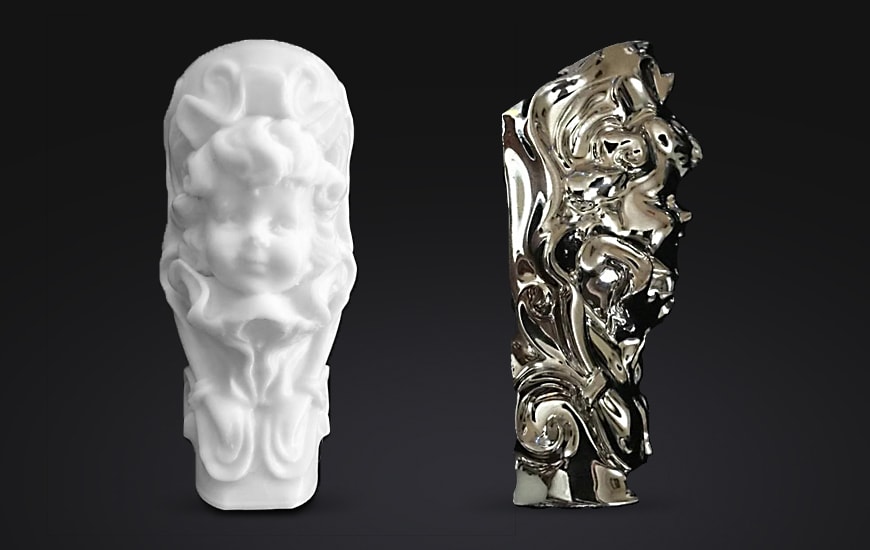 ZORTRAX 3D printed heel sculpture