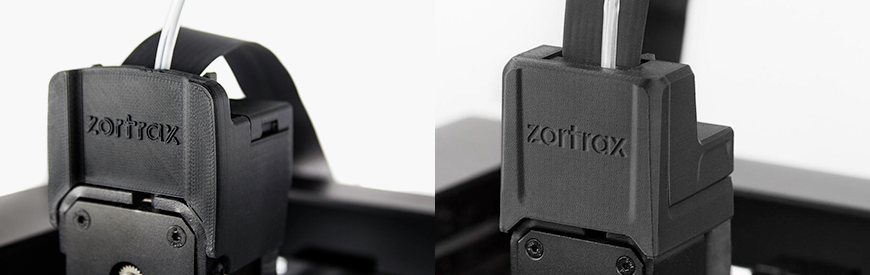 ZORTRAX Extruder Cover V2 Comparison