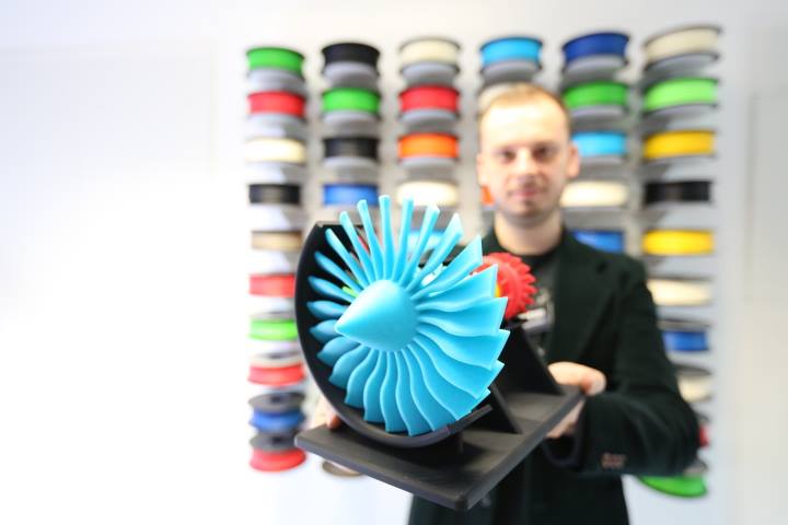 Zortrax 3D printed engine