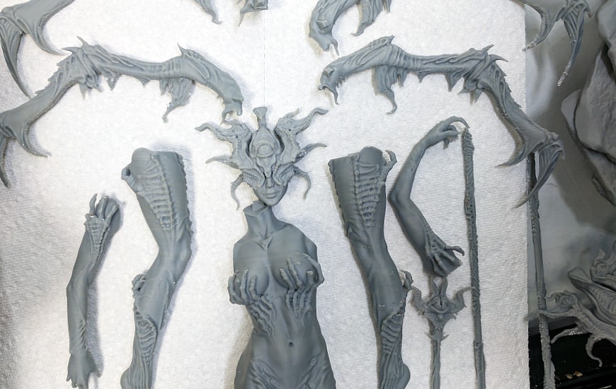 ZORTRAX Nikita Lebedev Corrupted Watcher 3D Printed Parts