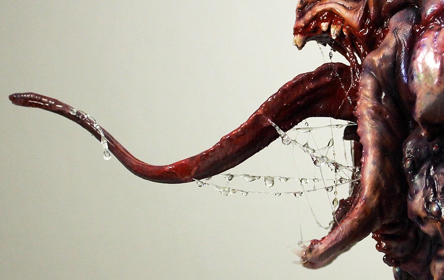 ZORTRAX Nikita Lebedev 3D Printed Alien Spitter Statue
