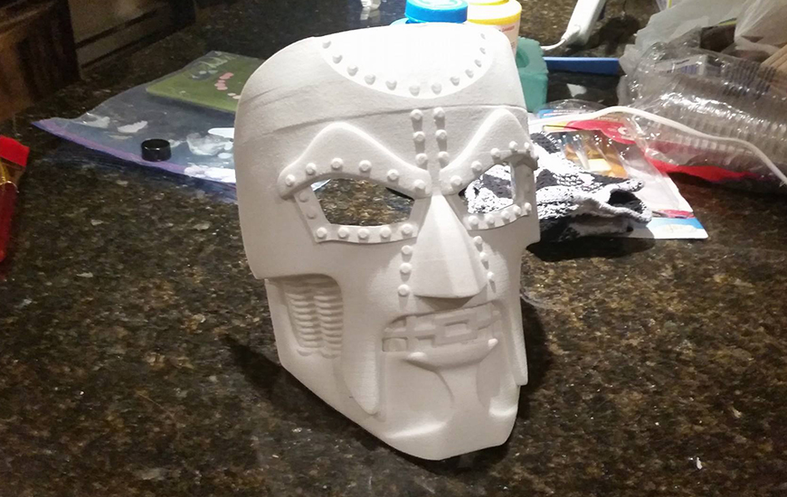 ZORTRAX Hero Craft Creations 3D Printed Mask