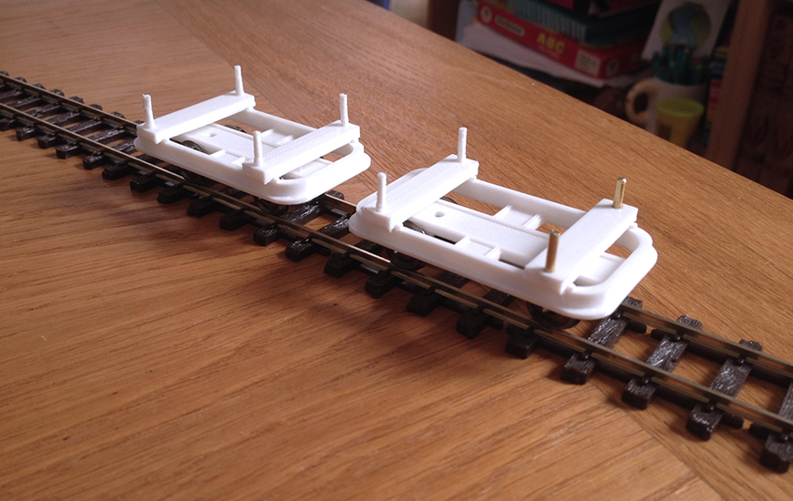 ZORTRAX 3DPrinted railroad cars model