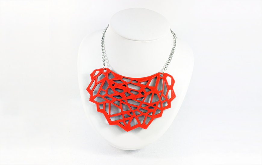 ZORTRAX 3D Printed Jewelry Cambiamente red