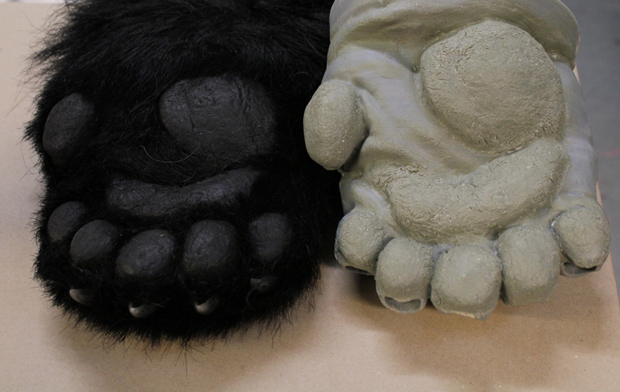 ZORTRAX 3D printed Panda hands