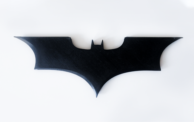 Zortrax 3D Printed batarang